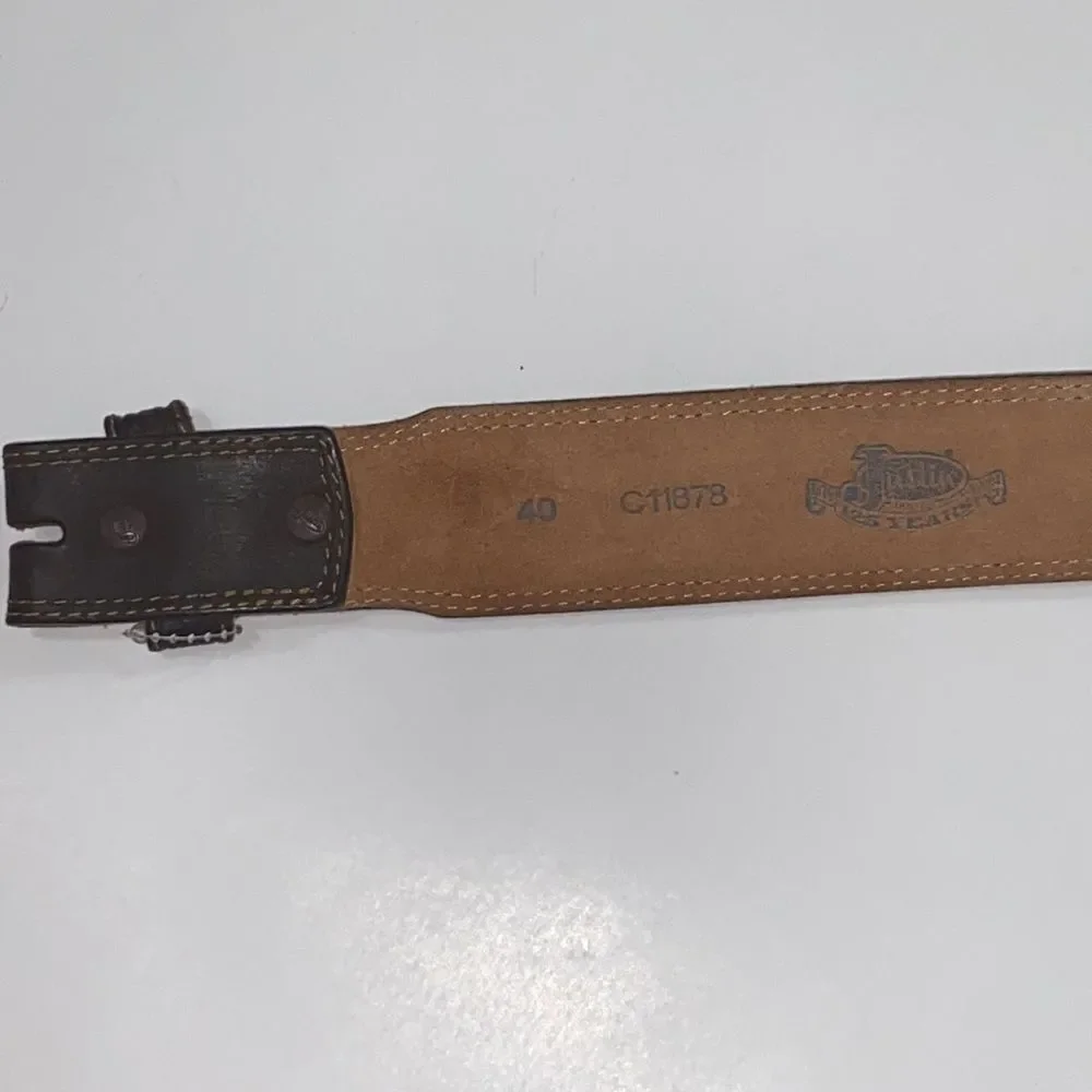 VTG, Justin Boots 1879 125 Years C11878 Handmade Original Men Belt Size 40
